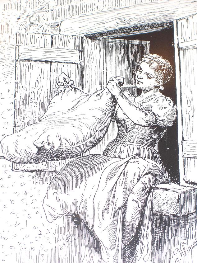 Frau Holle Illustration