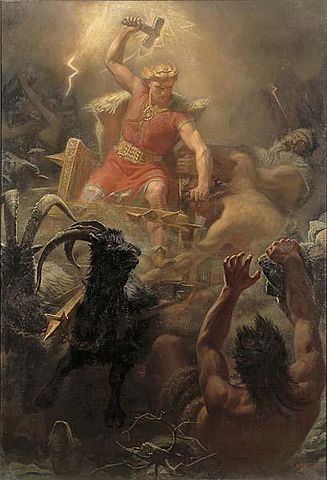 Thor mit Hammer