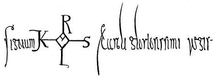 Signatur Karls des Großen