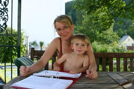 Ulrike bei der Arbeit